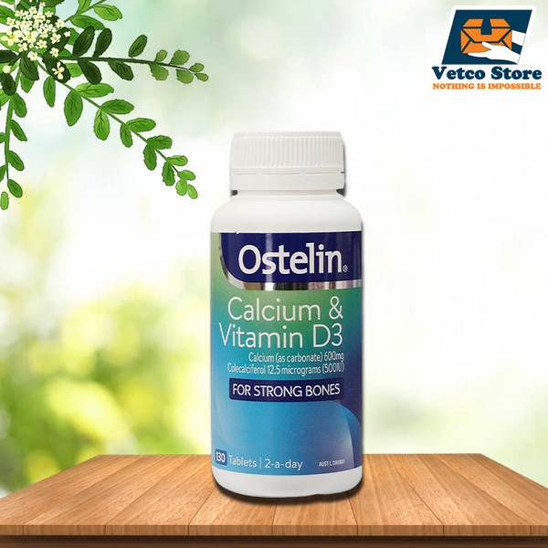 Ostelin Calcium & Vitamin D3 130 viên Của Úc